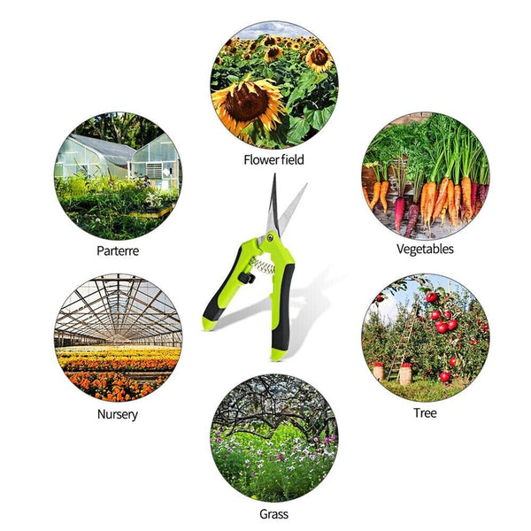 2/4 PCS Pruning Shears Plant Scissors Trim Trees Snips Branch Garden Secateurs