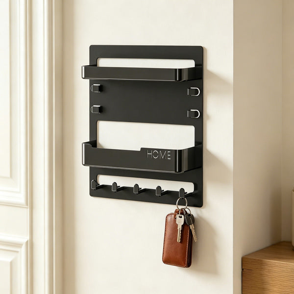 2PCS Bedside Floating Shelf Wall Mounted Storage Organizer