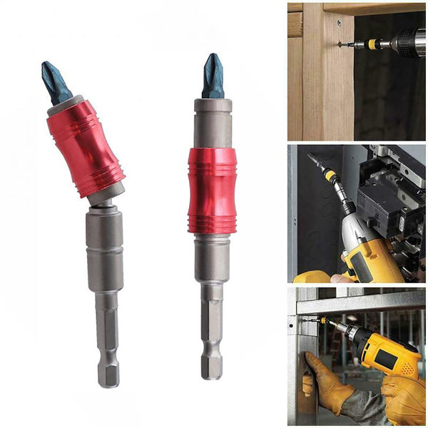 Magnetic Pivot Drill Bits Holder 6.35mm Impact Pivoting Swivel Screw Drill