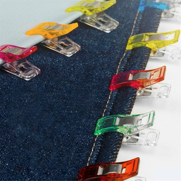 50PCS Wonder Clips Crafts Fabric Quilting Clip Crochet Craft Plastic Clip DIY