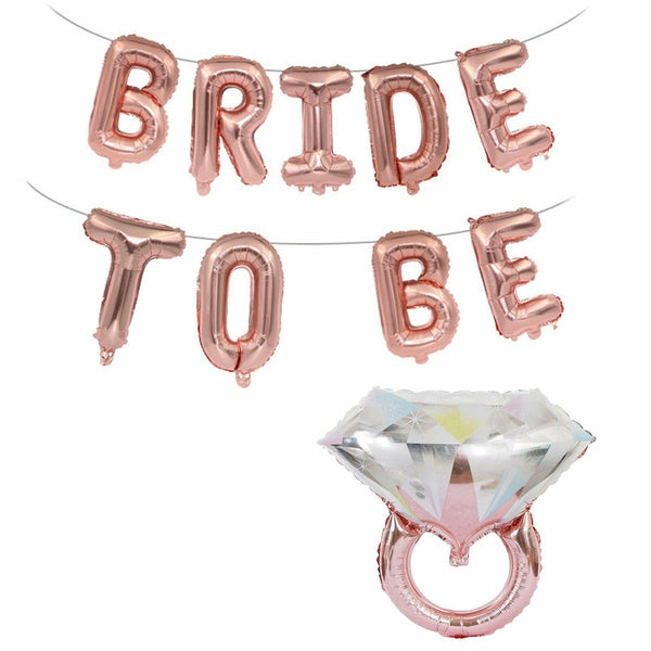 Hens Bridal Wedding Party Decoration Balloons Table Cloth Accessories Brid Set