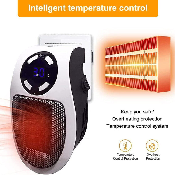 Portable Heater Electric Heater Plug In Wall Room Heater Home Appliance Heating
