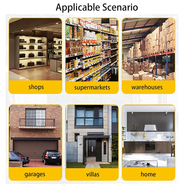 Magnetic Door Alarm Reed Switch Detector Sensor Roller Shutter Garage Safe Home