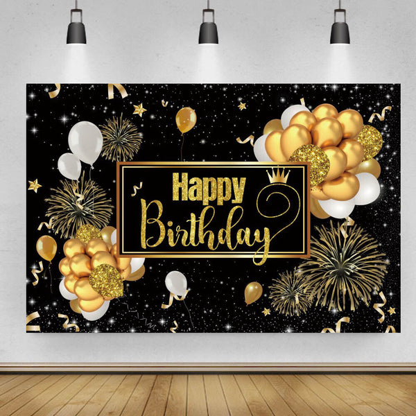 Happy Birthday Backdrop Banner Background Cloth Photo Props Party Decoration New
