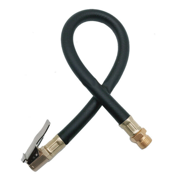 37cm Air Tyre Tire Chuck Inflator Hose Flexible For Motorcycle Bike Car AU