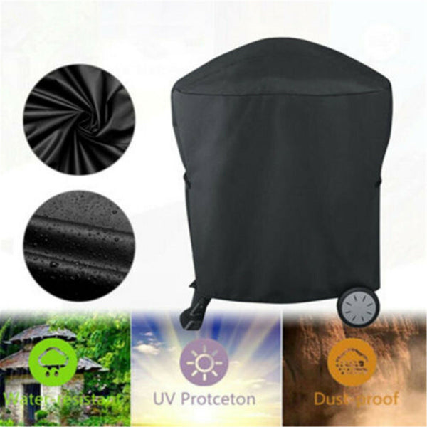 Cart Grill Cover Waterproof Protector For Weber Q200 Series #7113 BBQ Black AU