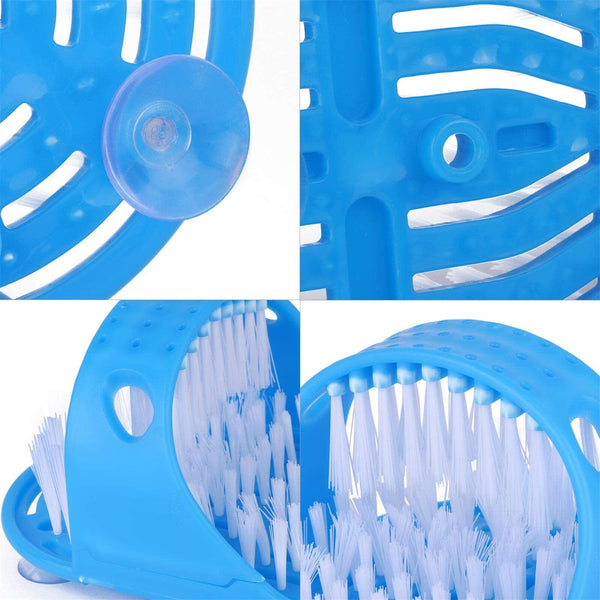 2PCS Foot Scrubber Shower Massager Brush Non Slip Foot Cleaner Exfoliator