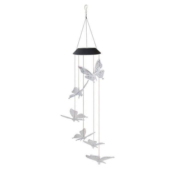 Garden Hanging Outdoor Wind Chimes Colour Changing Decor Solar Powered LED Light