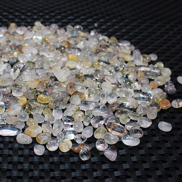 100G-1KG Angel Aura Crystal Chips BULK Natural Gemstone Polished Mini Crystal AU