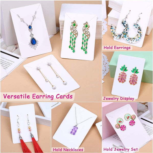 Jewellery Cardboard Display Cards Necklace Stud Earring Cards Display