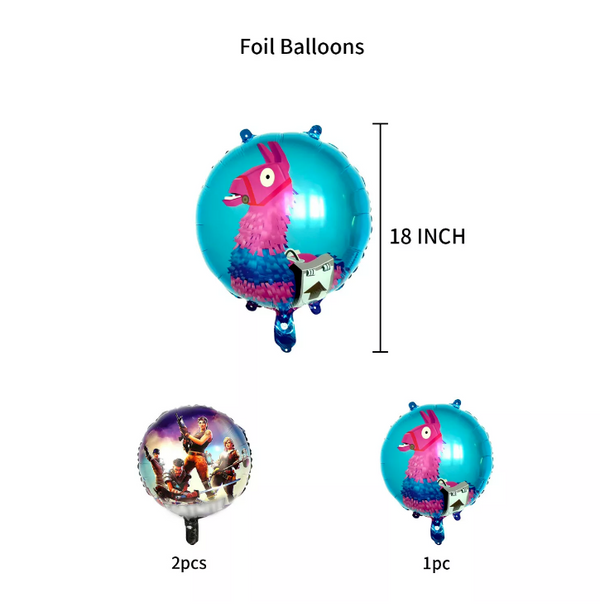 Battle Royal Fortnite Party Set Party Supplies Birthday Gaming Decoration