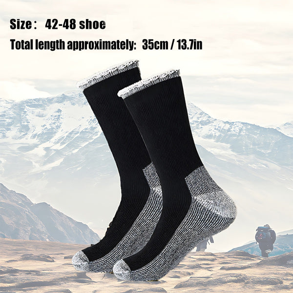 6 Pairs Thermal Winter Socks Warm Cushioned Work Hiking Socks for Men Women