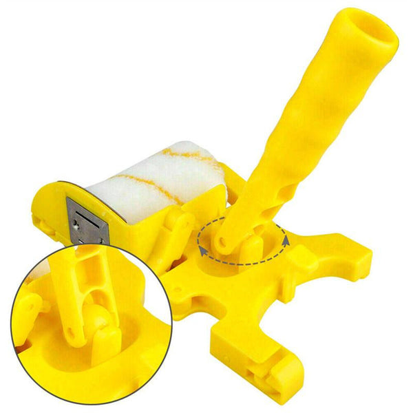 Portable Clean Cut Paint Edger Roller Brush Set For Furniture Home Wall Ceilings