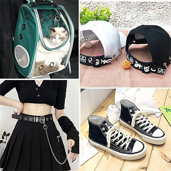 100 Sets Tarp Repair Kit 12mm Grommet Eyelet Punch Set Clothing  Leather Craft