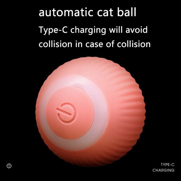Automatic Rolling Ball Smart Electric Self-moving Pet Cat Dog Interactive Toy AU