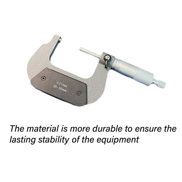 High Precision 0-100MM Outside Micrometer Alloy Head Spiral Measuring Tool AU