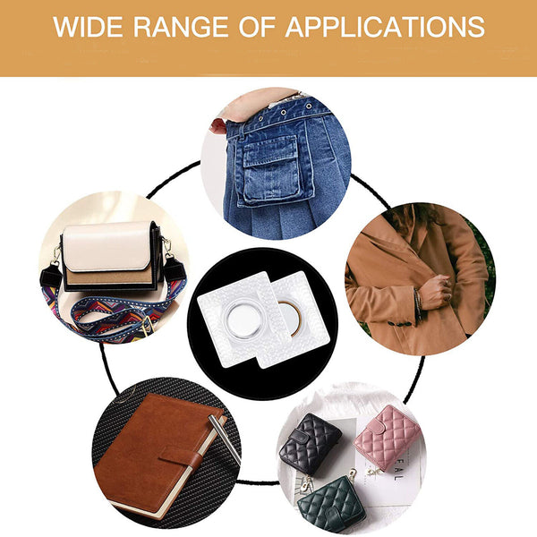 20Pairs Magnetic Snap Invisible Hidden Sew Magnet Fastener Handbag Clothing AUS