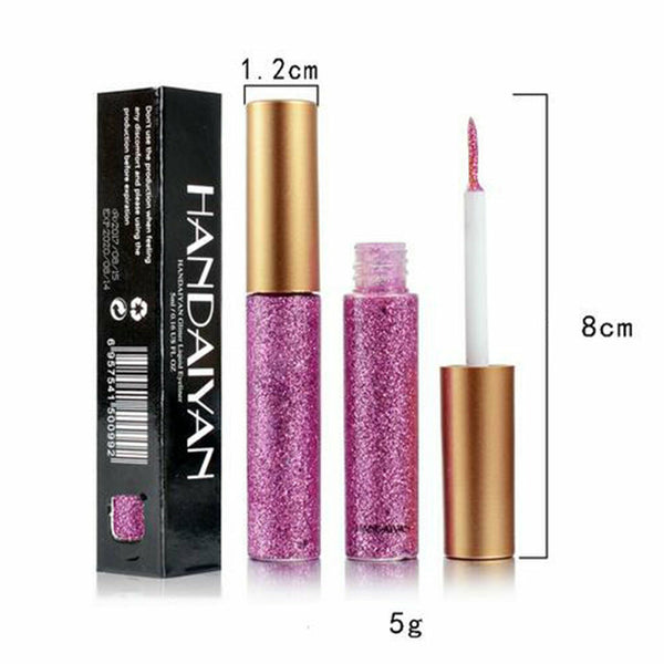 2X Glitter Liquid Eyeliner Eye Makeup Shimmer Diamond Eyeliner Shadow Eyeshadow