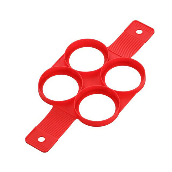 Non Stick Omelette Mold Mould Silicone Pancake Maker Pan Cooking Egg Flip Ring
