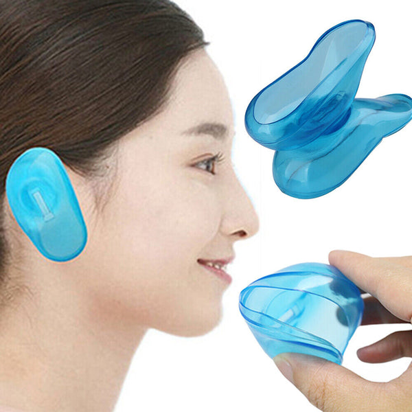 Ear Cover Protection Silicone Salon Clear Water Noise Protect Hair Dye Shield