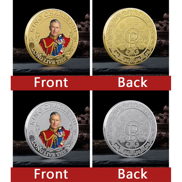 King Charles III Coronation Coins Souvenirs British Royal Medal Coin