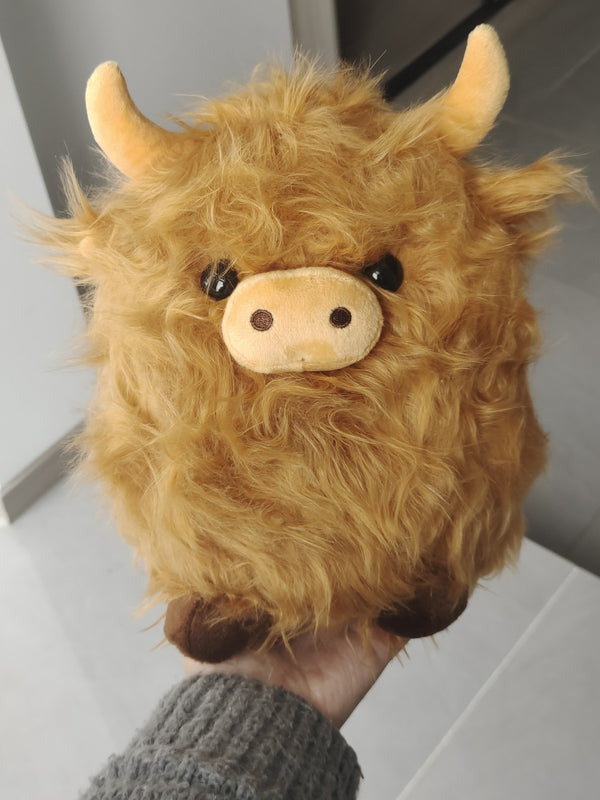 Highland Cow Plush Toy Soft Stuffed Animal Weighted Plush 25CM 45CM 55CM