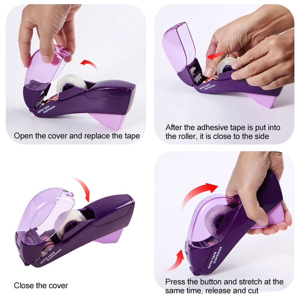 NEW Automatic Tape Dispenser Gun Arts Crafts Christmas Present Gift Wrapping