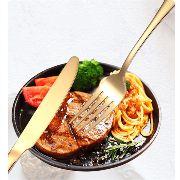 30pcs Forged Stainless Steel Flatware Set Cutlery Set,Silverware Set Service