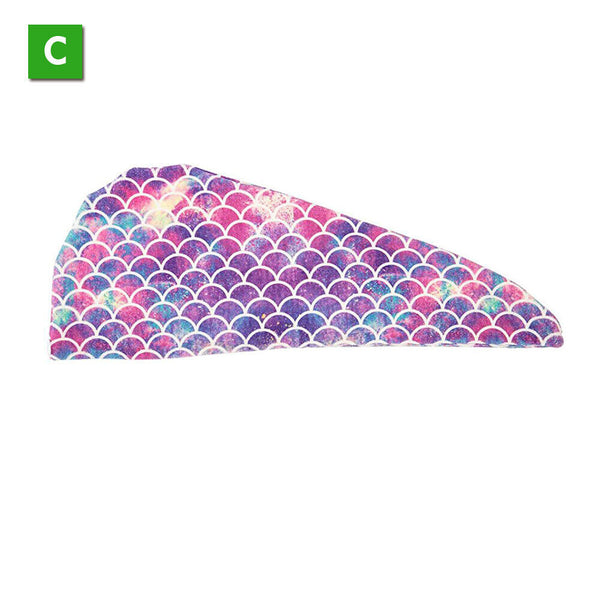 Fast Dry Microfibre Hair Towel Drying Turban Bath Head Wrap Hat Spa Cap AU Stock