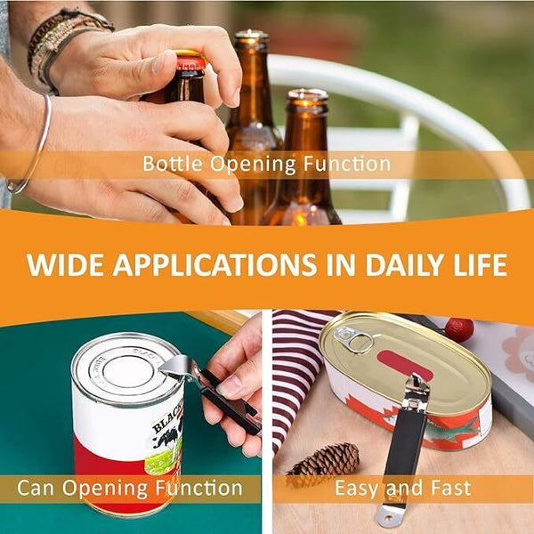 2X Magnetic Bottle Openers Multifunction Beer Jar Can Beer Bottle Opener Tapper