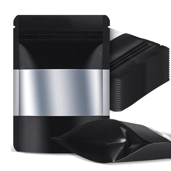 100PCS Aluminum Foil Mylar Food Packaging Zip Seal Bags Stand Up Pouches Bags AU