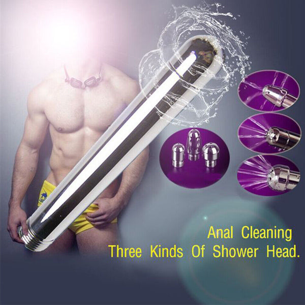 3Style Head Clean Kit Shower Enema Water Nozzle Douche Anal Colon