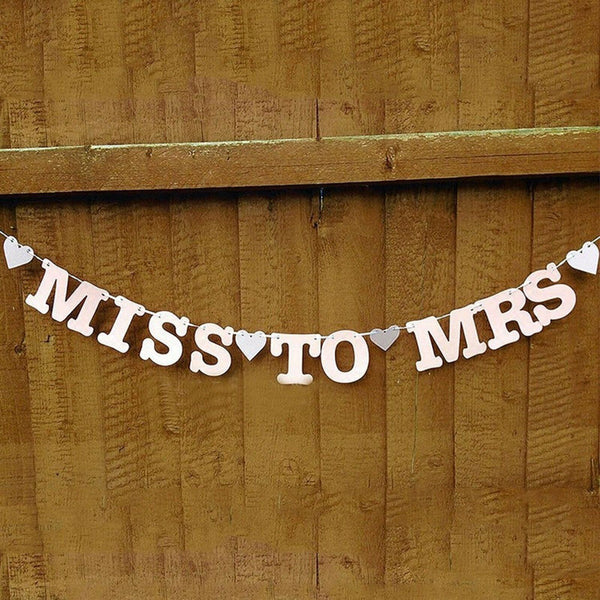 Hens Party Decorations – Miss To Mrs Bridal Shower Banner
