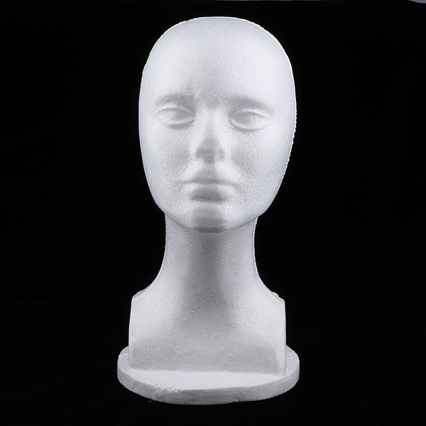 10PCS Female Foam Mannequin Head Wig Hat Display Stand Styrofoam Model