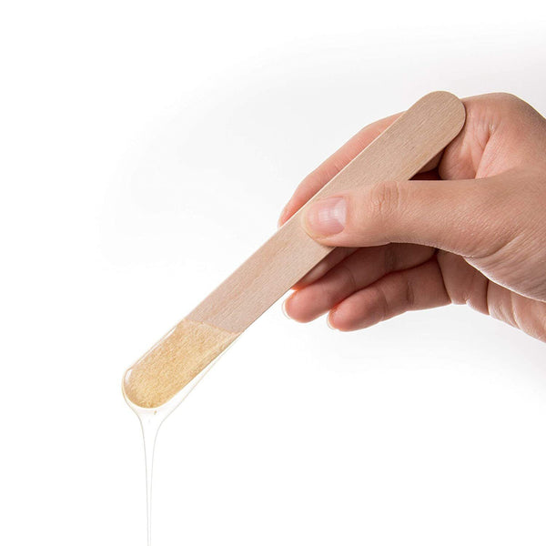 300x Waxing Spatula Wooden Stick Disposable Tongue Depressor Wooden Craft Stick