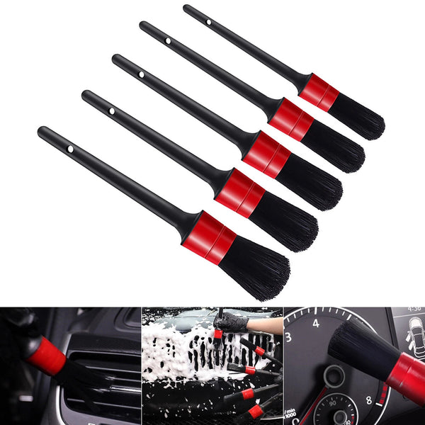 10Pcs Dashboard Car Hair Detail Brush Crevice Dust Cleaning Automotive Detailing
