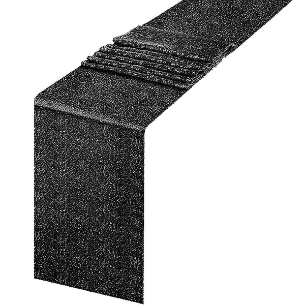 Black Sequin Table Runners Tablecloths Wedding Events Party Tablecover Decoratio