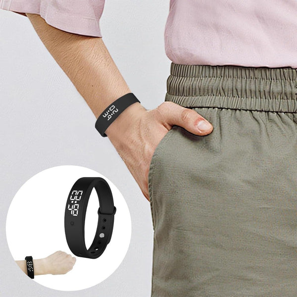 Vibrating Alarm Watch - Silent Vibration Wristband for Hearing Impaired & Deep Sleepers