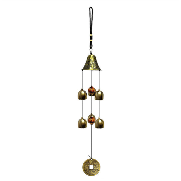 Wind Chimes Large Copper Bells Hanging Garden Yard Home Decor Outdoor 48cm AU