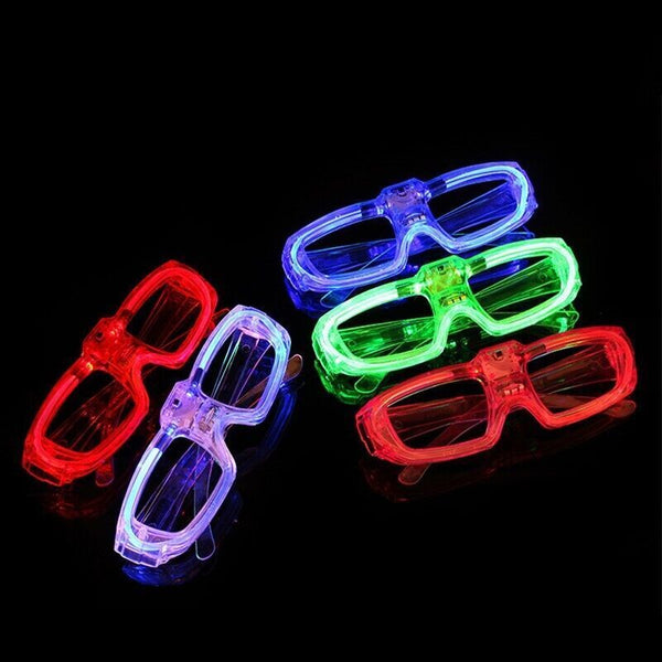5Pcs LED Light Up Glasses Glow Party Glasses for Festival Rave Night Events AU