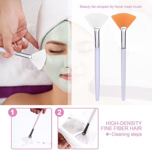 20PCS Fan Brushes Facial Brushes Soft Makeup Brush Cosmetic Applicator Tools AU