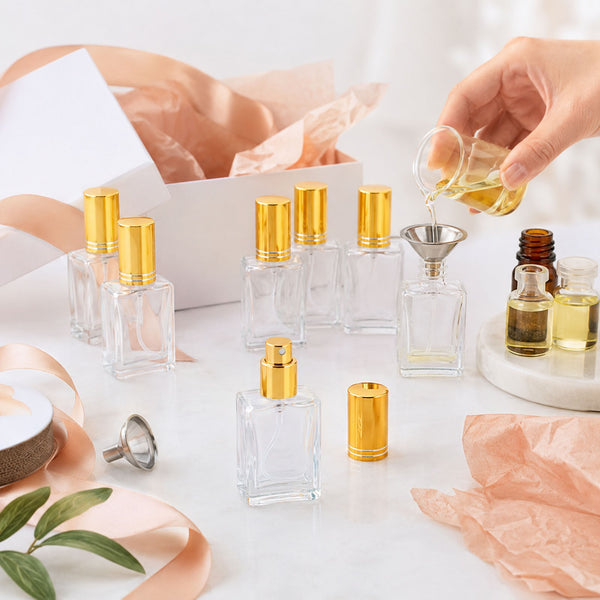 24PCS 15ml Glass Perfume Spray Bottles – Refillable Fine Mist Atomizers