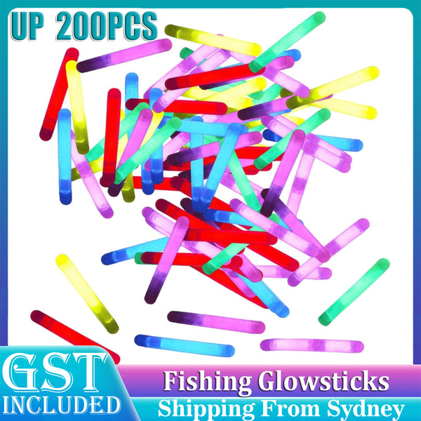 Mini Glowsticks 4.5x39mm Rave Fishing Party Glow Sticks Multi Colours