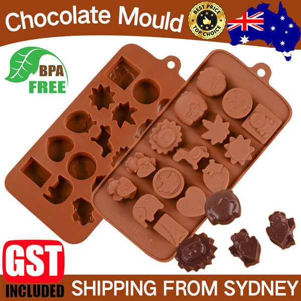 Animals Chocolate Mould Ice Tray Silicone Jelly Candy Cookie Cake Baking Mold