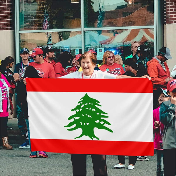 Lebanese Flag 4-Pack – Large 90x150cm Heavy Duty Outdoor Flag