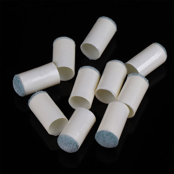 20Pcs Push On Pool Snooker For Billiard Cue Tips Head Cover 12mm Protect Tips AU