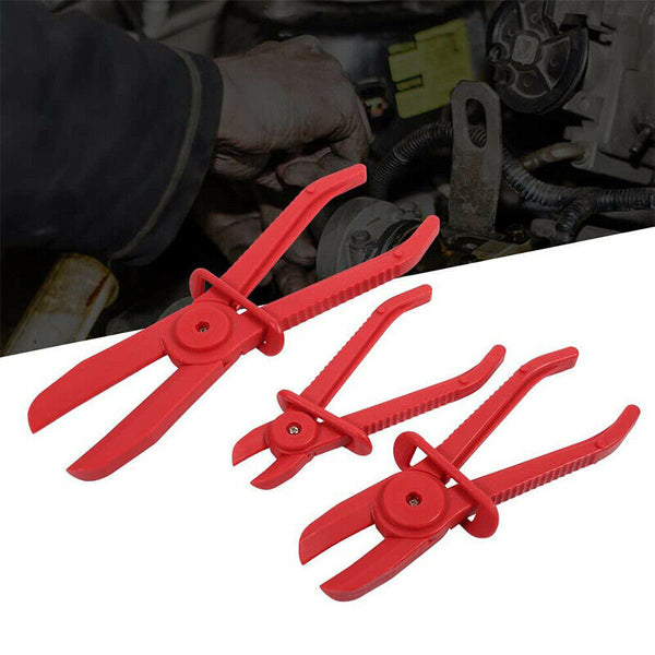Flexible Fuel Oil Water Hose Clamp Line Pliers Pinch Off Set For Brakes Radiator