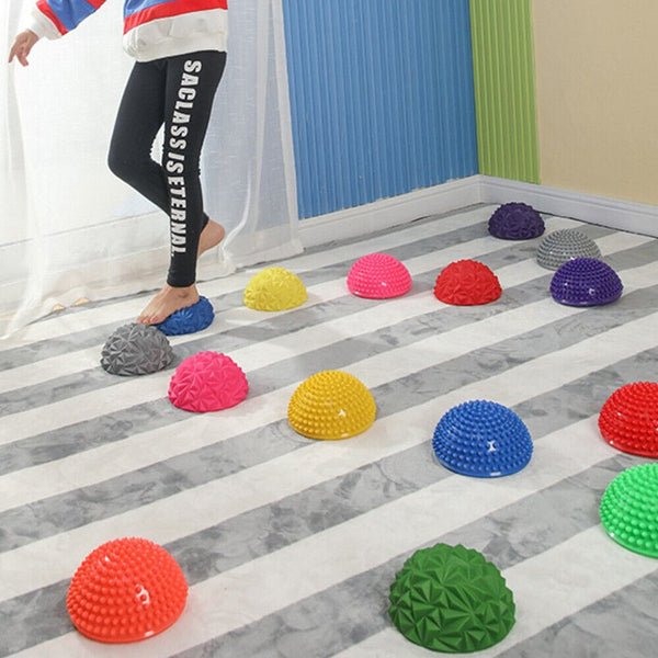 Massager Spiky Stress Relief Massage Ball Semi-sphere Yoga Foot Point Trigger AU