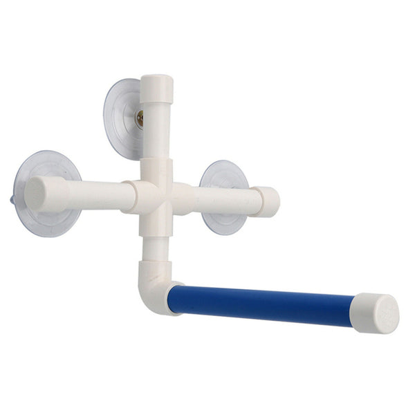 2PCS Bird Perch Stand Parrot Play Paw Grinding Stands Shower Bath Platform Toys