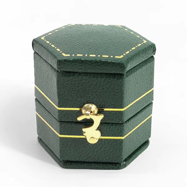 Green Mini Jewellery Box Ring Storage Organizer Case Small Travel Box for Rings